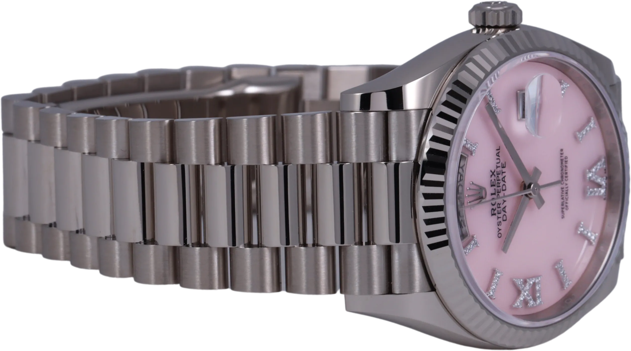 Rolex Day-Date 36 Pink Opal 128239-0021